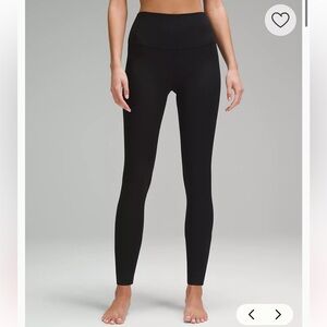 lululemon Align™ High-Rise Ribbed Pant 28" black NWT